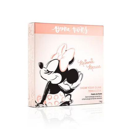 Paleta de Rosto Bruna Tavares BT Minnie Mouse Show Your Glam Terracota