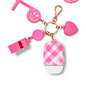 Suporte para Higienizador Bath and Body Works " PocketBac Holder " Pink Light-Up Multi-Tool Keychain