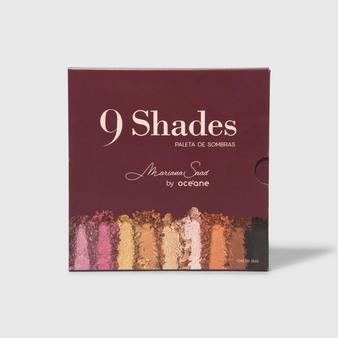 Paleta de Sombras Mariana Saad By Océane 9 Shades