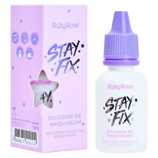 Diluidor de Maquiagem Ruby Rose Stay Fix 15ml