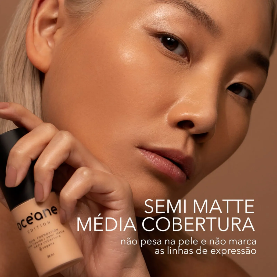 Base Líquida Semi-Matte Oceane Skin Foundation Océane Edition | 300M