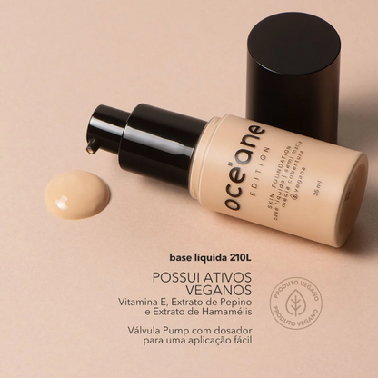 Base Líquida Semi-Matte Oceane Skin Foundation Océane Edition | 210L