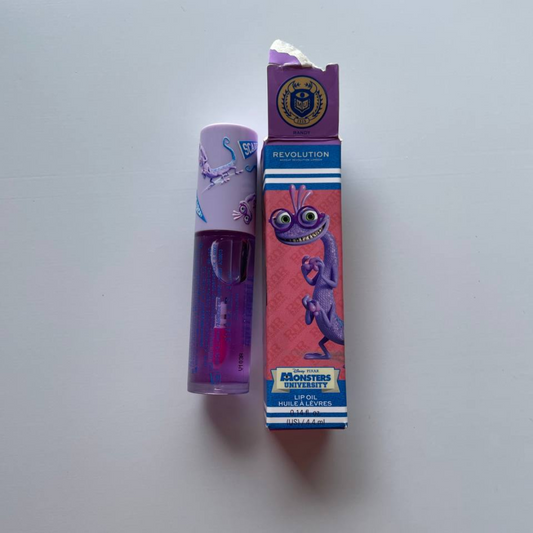 Óleo Labial Revolution x Monsters University Randy Invisible Lip Oil | Monstros S.A. (Embalagem Levemente Danificada)