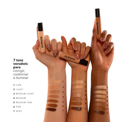 Corretivo Líquido Escuro Océane Concealer Edition 15g | Medium Tan