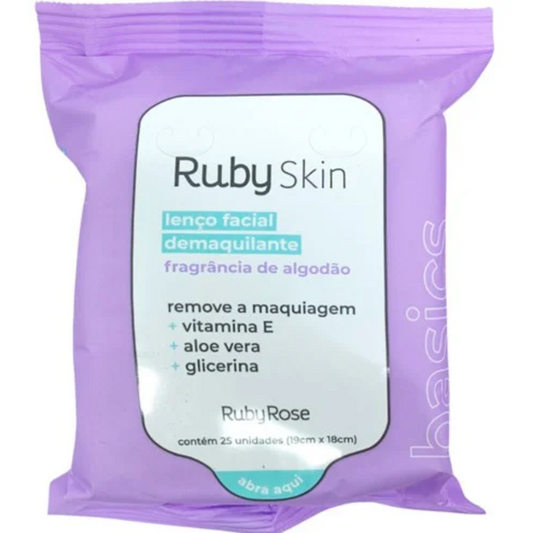 Lenço Demaquilante Rubyrose Basics Ruby Skin